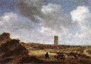 RUYSDAEL, Salomon van View of Egmond aan Zee f France oil painting reproduction